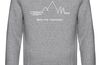 MQ NEVER STOP DISCOVERING - Organic Hoodie Unisex - grau